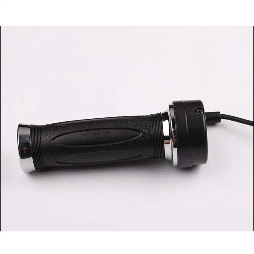 E-Bike Speed Handlebar 12v 24v 36v 48v Universal Black Electric Scooter Bike E-Bike Throttle Grip