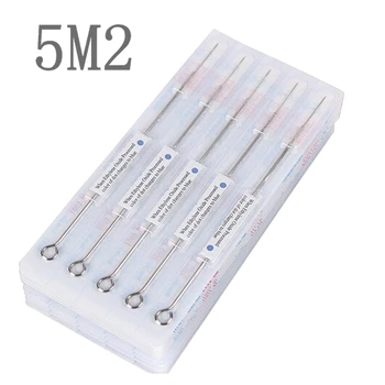 

YILONG Box Of 50PCS 5M2 Premade Sterilized Tattoo Needles Supply With Disinfection Tablet