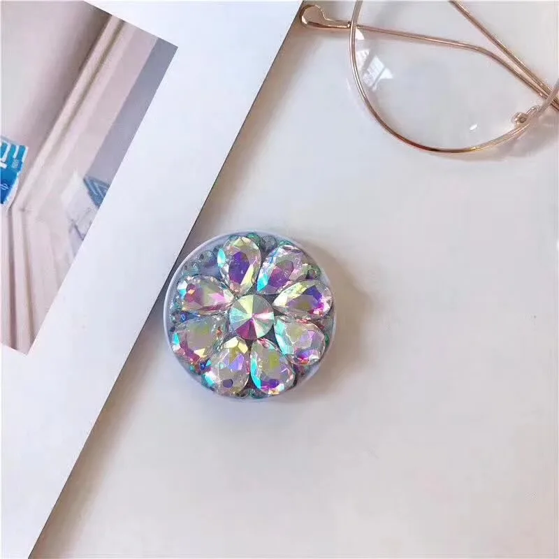 Glitter Diamond Phone Holder For iPhone/Samsung/Huawei Universal Expanding Finger Ring Grip Stand Support For Women Accessories Glitter Diamond Phone Holder For iPhone/Samsung/Huawei Universal Expanding Finger Ring Grip Stand Support For Women Accessories