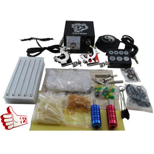 professional complete tattoo kit 2 top tattoo gun cosmetic superior tattoo supply full tattoo