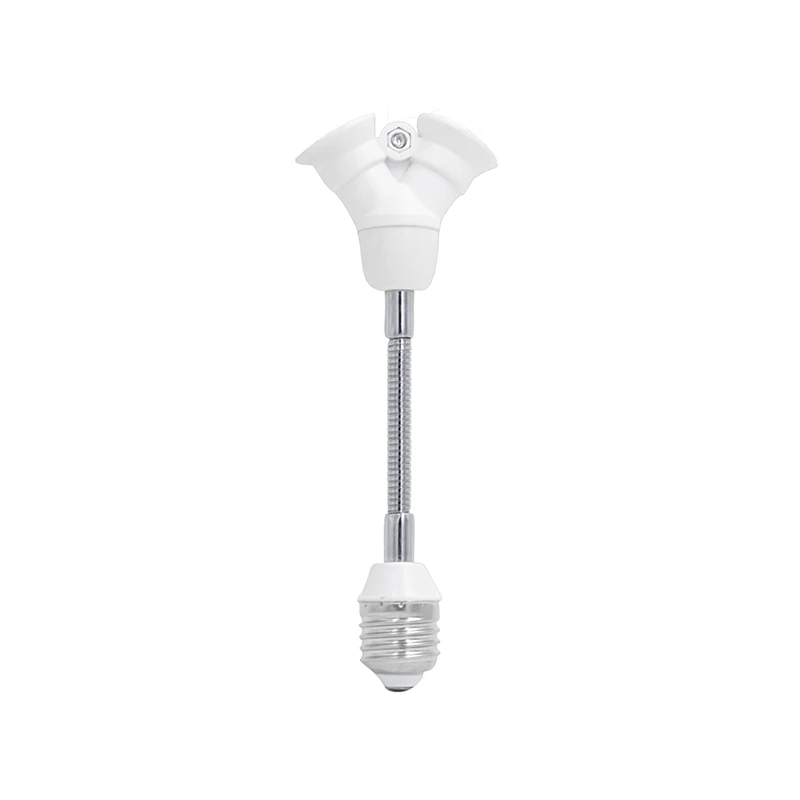

Flexible E27 to 2*E14 18cm Length Extend LED light Bulb lamp Holder Converters Adapter Socket Base Type Extension MAX60W