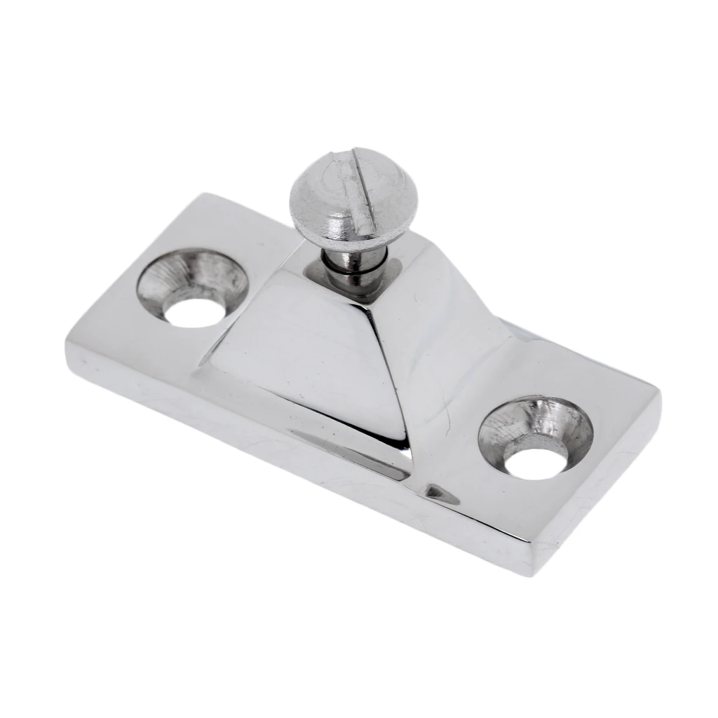 2 Pieces Marine 316 Stainless Steel Side Mount Deck Hinge Boat Bimini Top Fitting Hardware