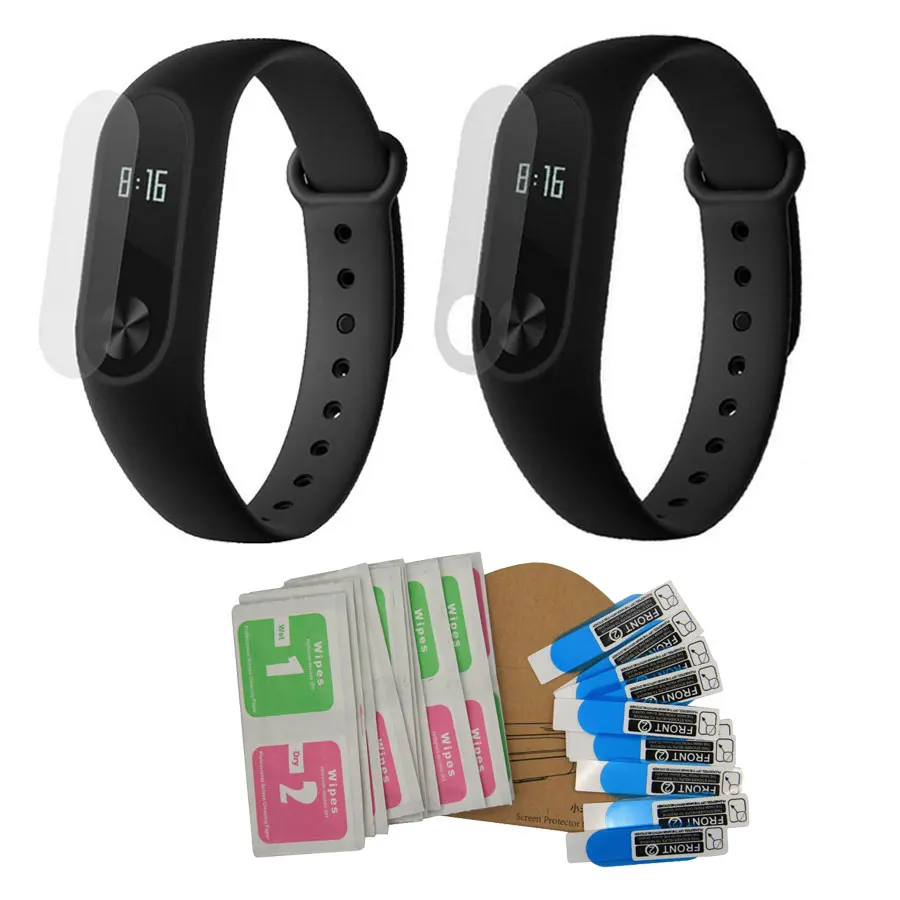 

10pcs/Pack Screen Protector Film For Mi Band 2 Ultrathin Anti-explosure Screen Protective Film For Miband 2 with Hole/Full Cover