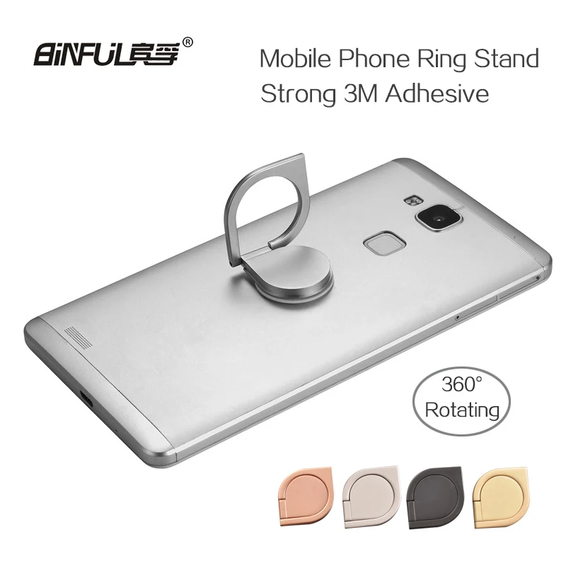 

High Quality BINFUL Universal Metal 360 Degree Fingertip Gyro Finger Ring Stand Magnetic Holder Desk For iPhone Samsung Huawei