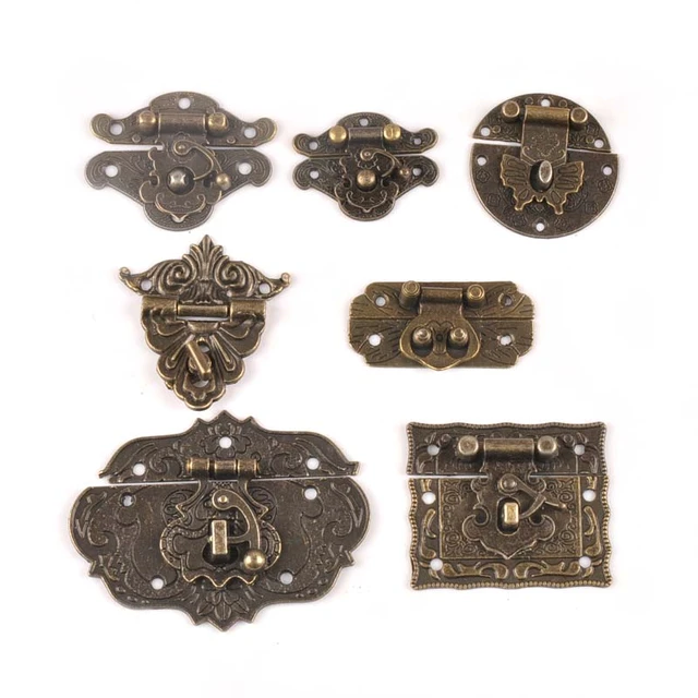 1 pcs Fermoir Boite Verrou Décoratifs Antiques 8 pièces Coin