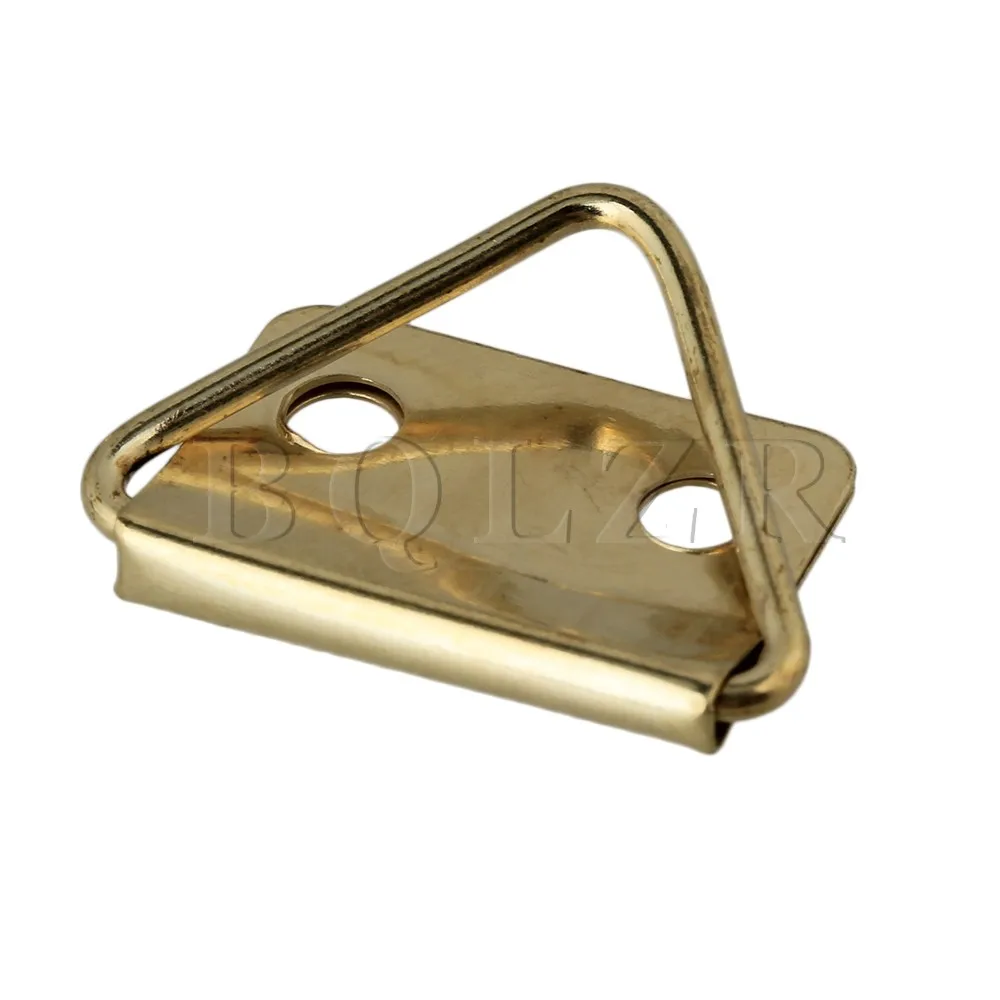 50x золотой треугольник кольцо вешалка зеркало фото рамка крючки BQLZR с винтами