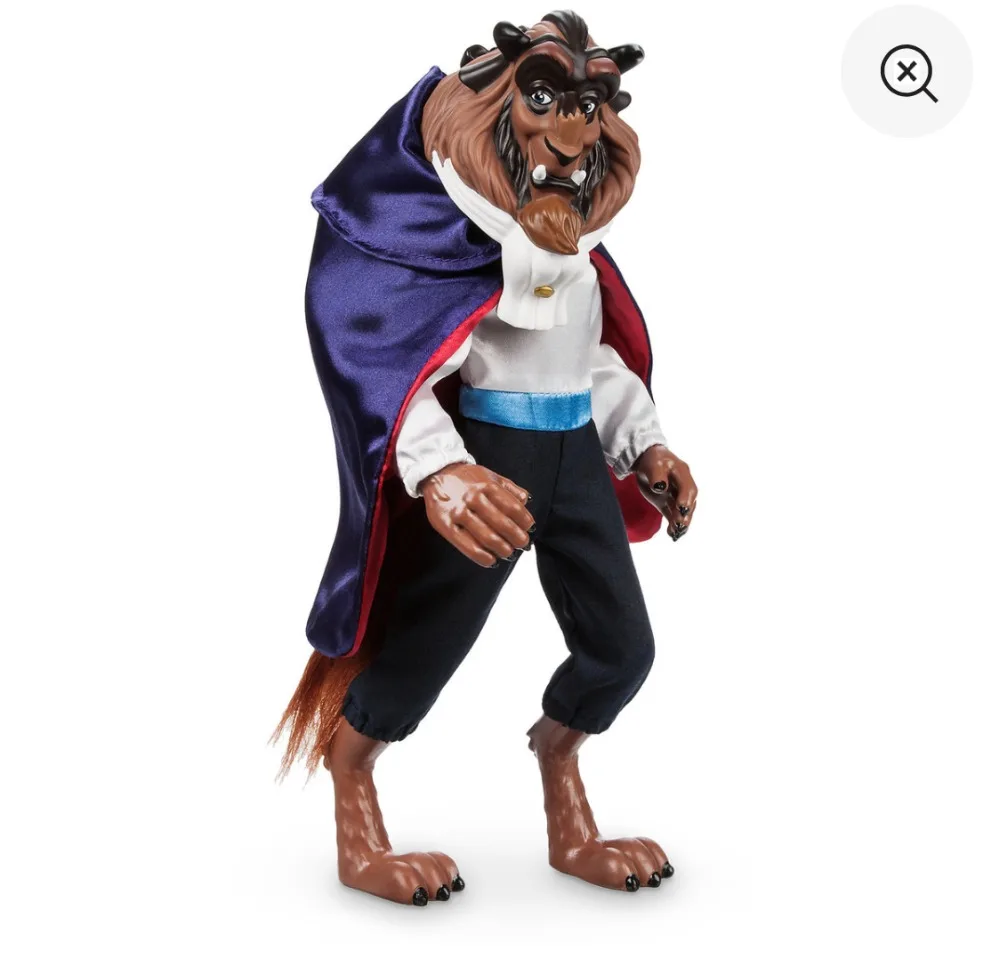 

original Cute Beauty And The Beast Toy Beast Doll Model Children Girl Birthday Christmas Gift Limited Collection