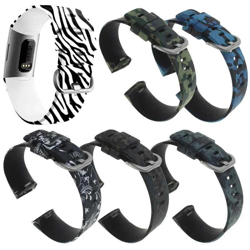 Силиконовый браслет Correa для Fitbit Charge 3 ремешка фитнес ремешок Fit bit Charge3 спортивные
