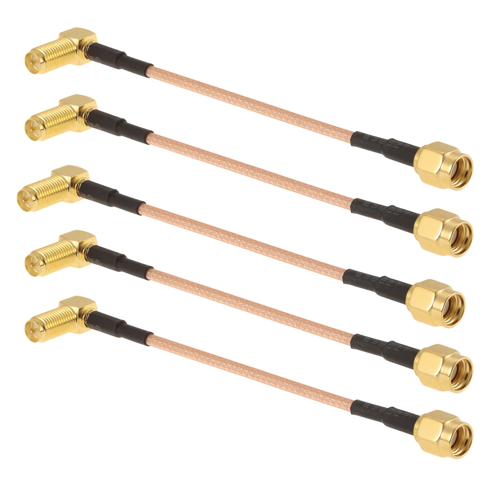 

5pcs RP SMA 5.8G FPV Antenna Extension Cord Converting Jumper Cable for QAV250 215 220 Racing Drone Quadcopter