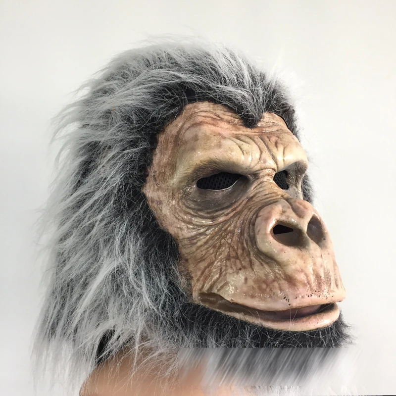 2018 популярная Маскарадная маска kingkong gorilla на Хэллоуин реалистичные маскарадные