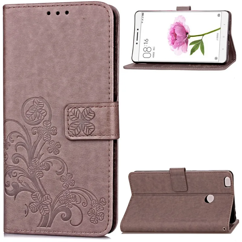 Mi Max Four Leaf Clover Wallet Case (9)