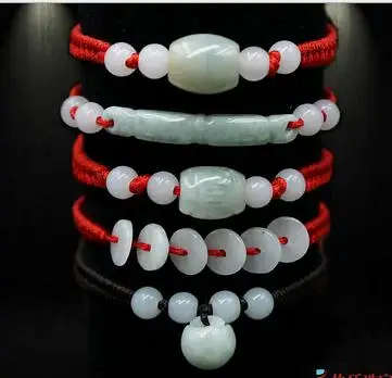 

]Grade A bracelet Pure manual weaving small apple red rope peace buckle and so on dozens of style bracelet charm female style
