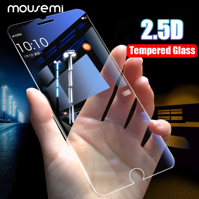 Kopen MOUSEMI 9 H Gehard Glas Voor iPhone 7 6 X Beschermende Glas Op 5 s Voor iPhone 6 s 8 plus Bescherming XS MAX XR X Screen Protectors