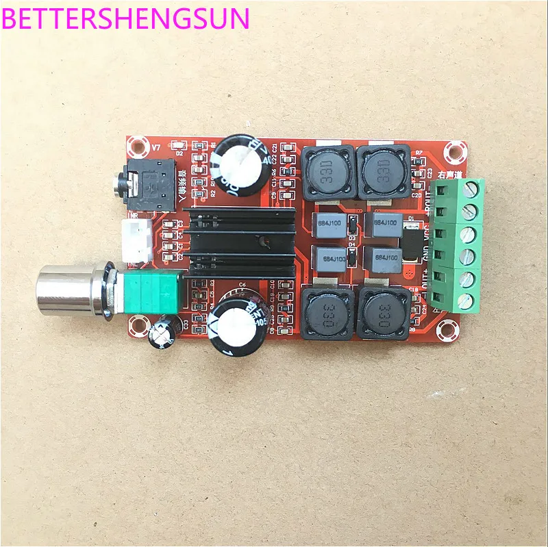 

XH-M189 TPA3116D2 Digital Amplifier Board Audio Power Amplifier Dual-Channel Stereo Module