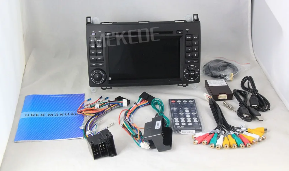 Excellent Wholesale! 2 Din 7 Inch Car DVD Player For Mercedes/Benz/A-class/W169/Sprinter/W209/Crafter/Viano/Vito//LT3/W245 FM GPS Radio 5