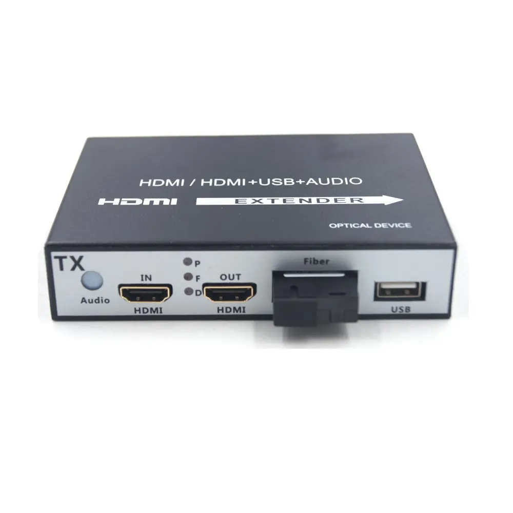 HDMI fiber optic extender with KVM-3