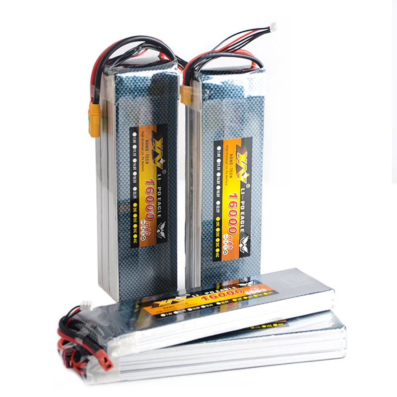 16000mah 22 2 V 25C Max 50C Lipo Drone FPV Аккумулятор для квадрокоптеров вертолетов