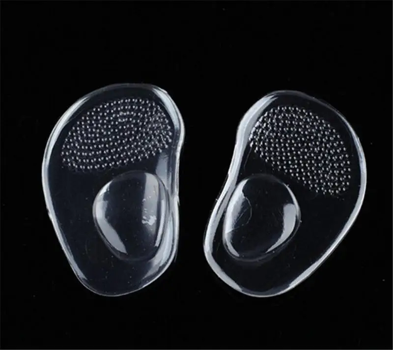 1 пара Подушечка Для стопы колодки липкий мяч форма силиконовые гелевые ортопедические стельки вставка для поддержки свода обувные