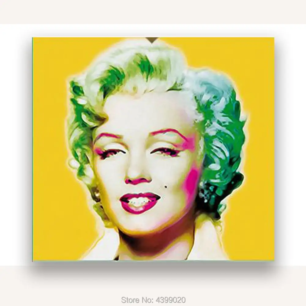 Marilyn Monroe фигурка oili живопись на холсте подвесная роспись украшение стену