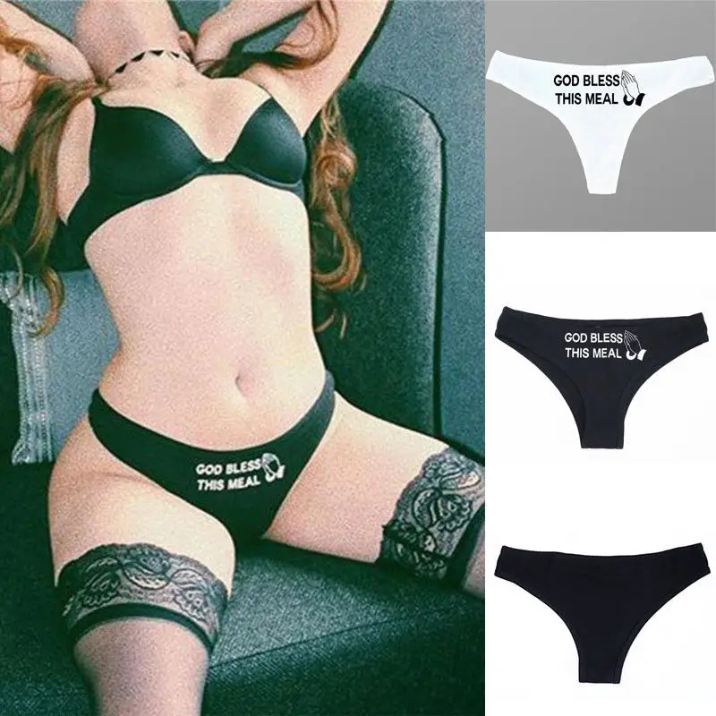

HIRIGIN Newest Women Funny Lingerie G-string Briefs Underwear casual Letter Panties T string Thongs Knickers
