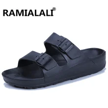 Ramialali/летние крутые мужские шлепанцы; пляжные шлепанцы; удобные модные шлепанцы; мужские вьетнамки; Мужская обувь размера плюс 45