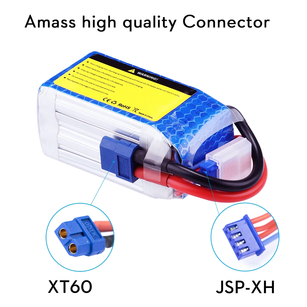 SEASKY 14.8V 1500mAh 75C Max 120C RC LiPo battery For RC Helicopter Airplane Car Boat Quadrotor 4S LiPo battery rechargeable