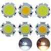 Puce de Source de lumière COB LED 3W 5W 7W 10 pièces/lot, puces rondes embarquées pour ampoule de projecteur, diamètre de 20mm, rouge, bleu, vert, blanc ► Photo 1/6