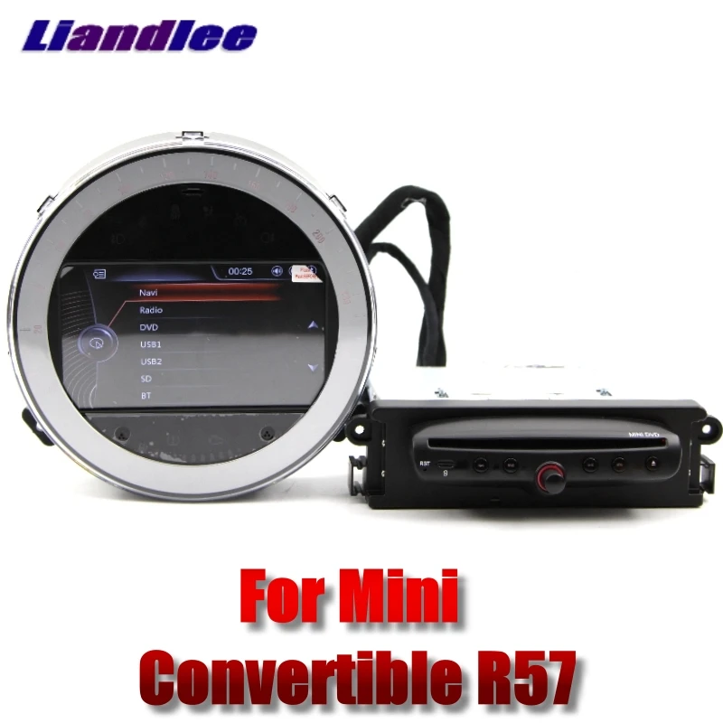 Liandlee автомобильный мультимедийный плеер NAVI для мини-конвертера R57 Navi 2009~ стиль Авторадио Стерео gps навигация