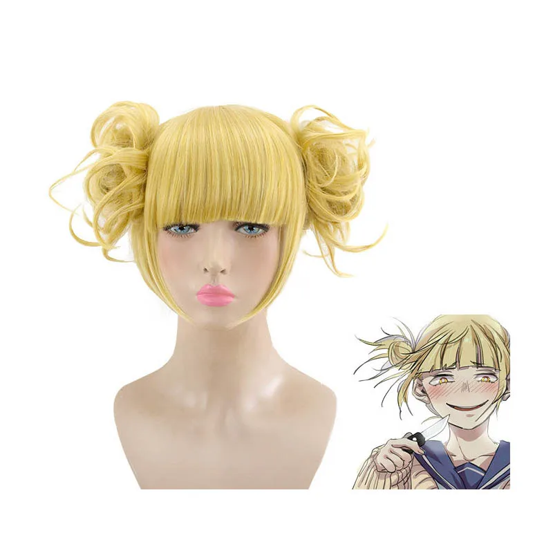 Coshome My Hero Academia Wig Boku No Hiro Akademia Himiko Toga Kyoka Jirou Cosplay Costume Wigs (6)