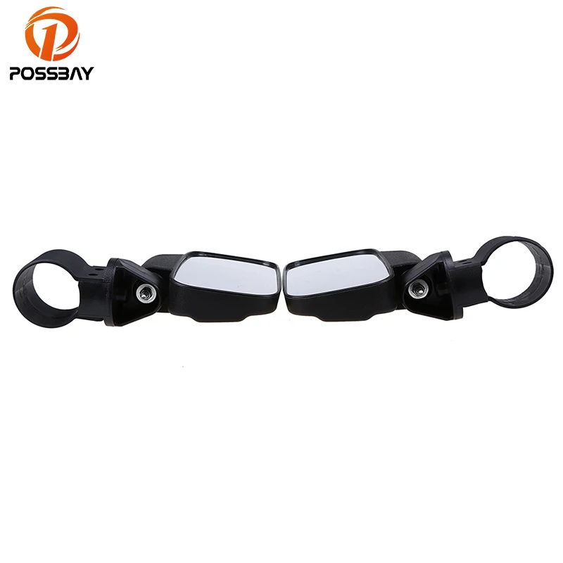 POSSBAY UTV боковое зеркало, универсальное, подходит для большинства UTV с 1,7" /2" рулонной трубкой заднего вида, гоночные зеркала