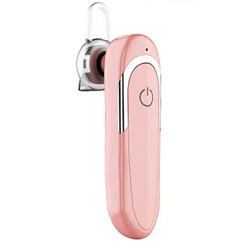 Mini Bluetooth 4.1 Wireless Earphones Noise Reduction Casual, Travel, Outdoor, etc Headset 60 Days Earbuds - Цвет: Pink