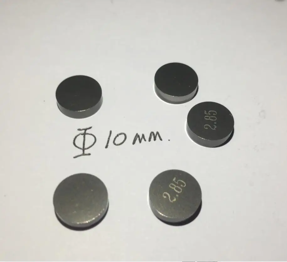 5pcs Motorcycle Engine Parts 10 Mm Adjustable Valve Shim.thickness 2