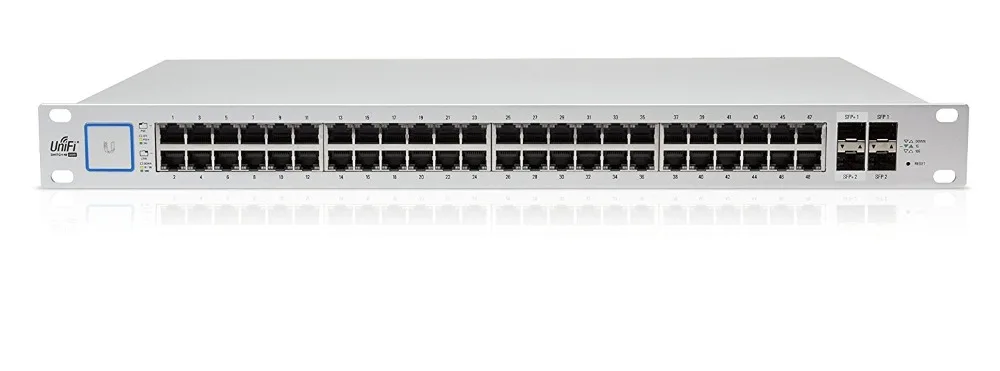 Ubiquiti коммутатор US-48-500W 802.3af/at управляемый PoE+ гигабитный коммутатор с SFP UBNT Unifi коммутатор