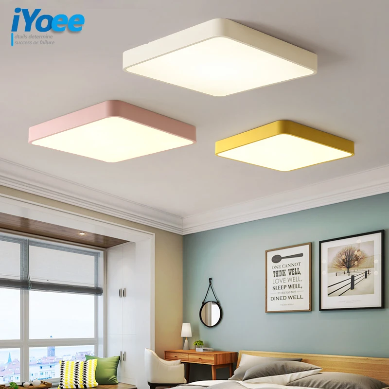 

Square LED Ceiling light with remote control for home lighting Kitchen room lamps light ultra-thin ceiling lamp led luminaire