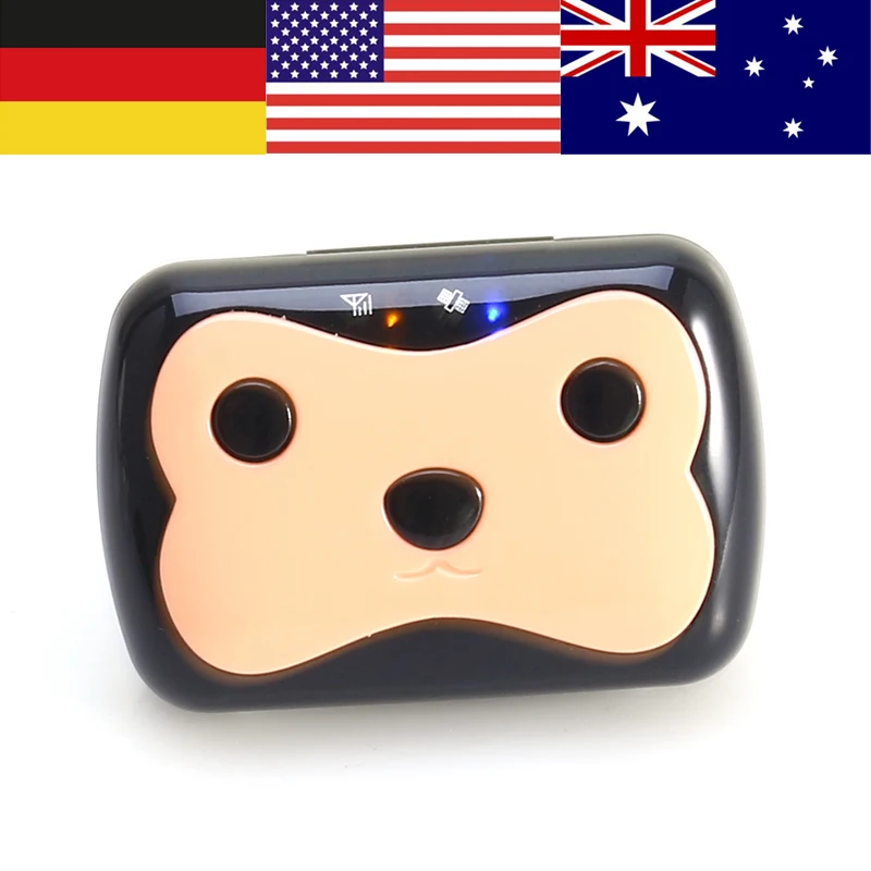 

Mini Personal Dog Cat Collar Pet ID Locator GPS Tracker GSM Tracking Waterproof