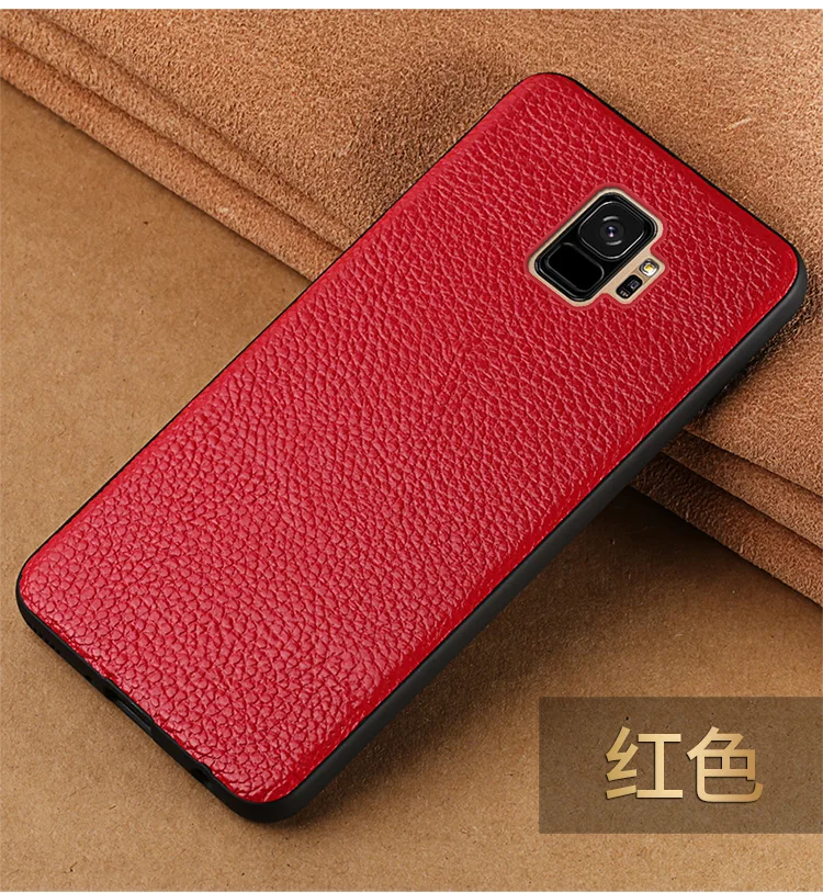 Чехол для телефона для samsung Galaxy S9 Plus Note 8 9 S7 край S8 A3 A5 A7 J3 J5 J7 личи накладка с текстурой под кожу питона