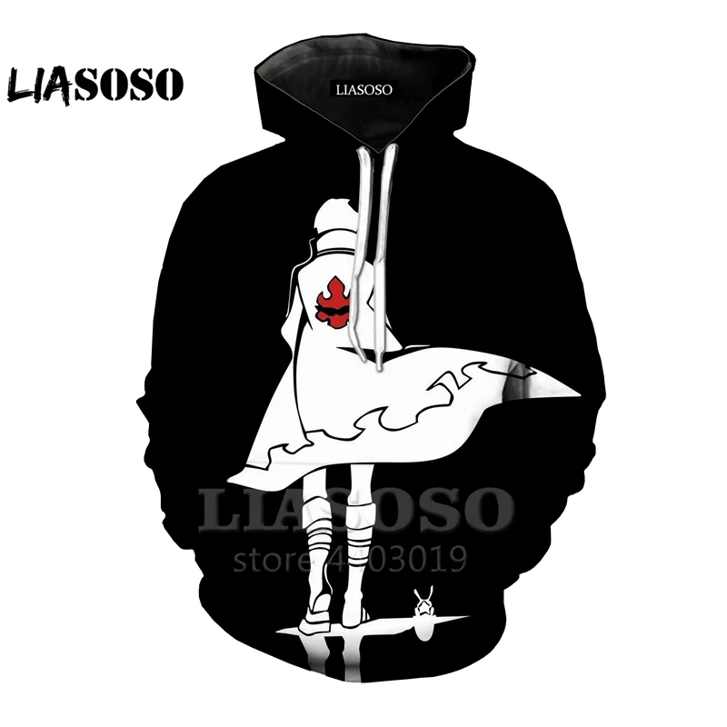 

LIASOSO Classic Anime Gurren Lagann Sweatshirt Hoodies Harajuku Style Men Women 3D Print Hip hop Crewneck Pullovers A046-56