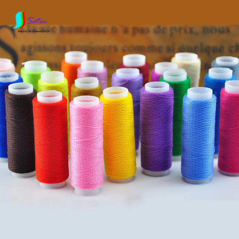 Colourful Polyester Sewing Machine Hand Sewing Embroidered Threads Coil DIY Sewing Supplies
