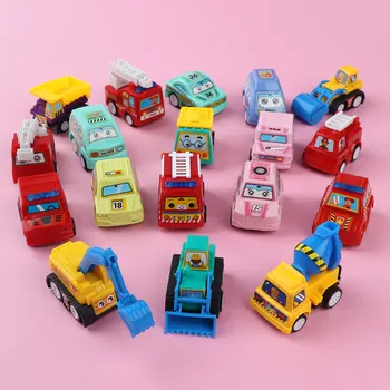 

Hot Sale 6Pcs Creative Mini Inertia Pull Back Engineering Car Model Toy Vehicles Gift Children Educational Children Creative Toy