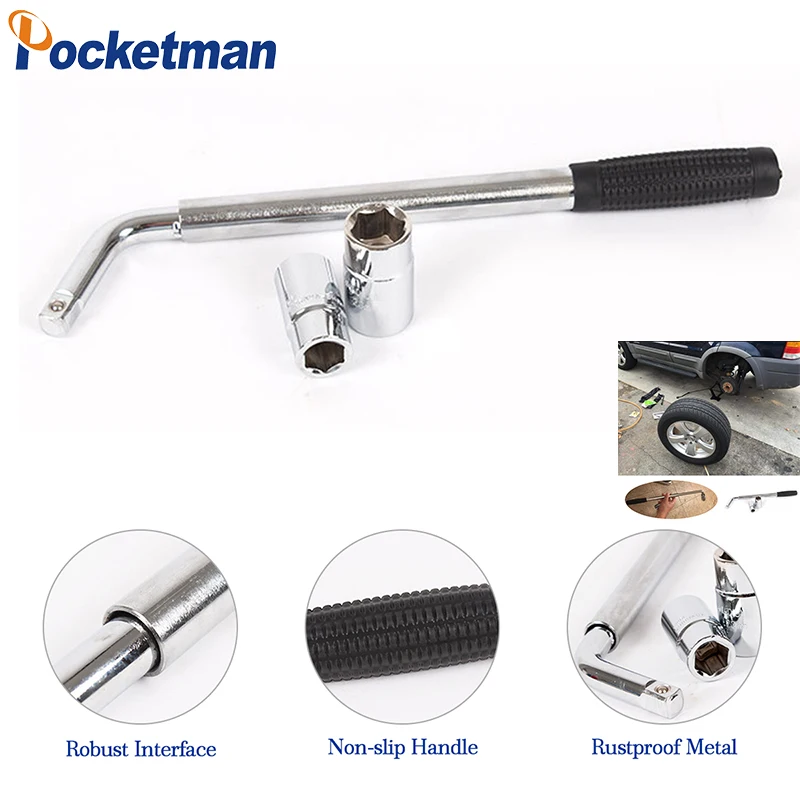 Pocketman TL120404 4 гнезда Телескопический наконечник, колесный ключ z50