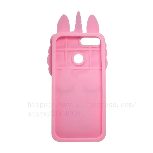 TRISEOLY для huawei P Smart Case P Smart Единорог силиконовый бампер 3D мультфильм лошадь чехол для телефона huawei P Smart/Enjoy 7 S