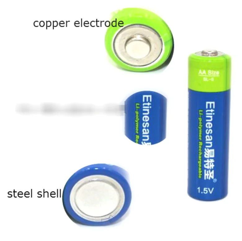 4 шт./лот Etinesan 3000mWh AA литий-полимерные аккумуляторы SL-5