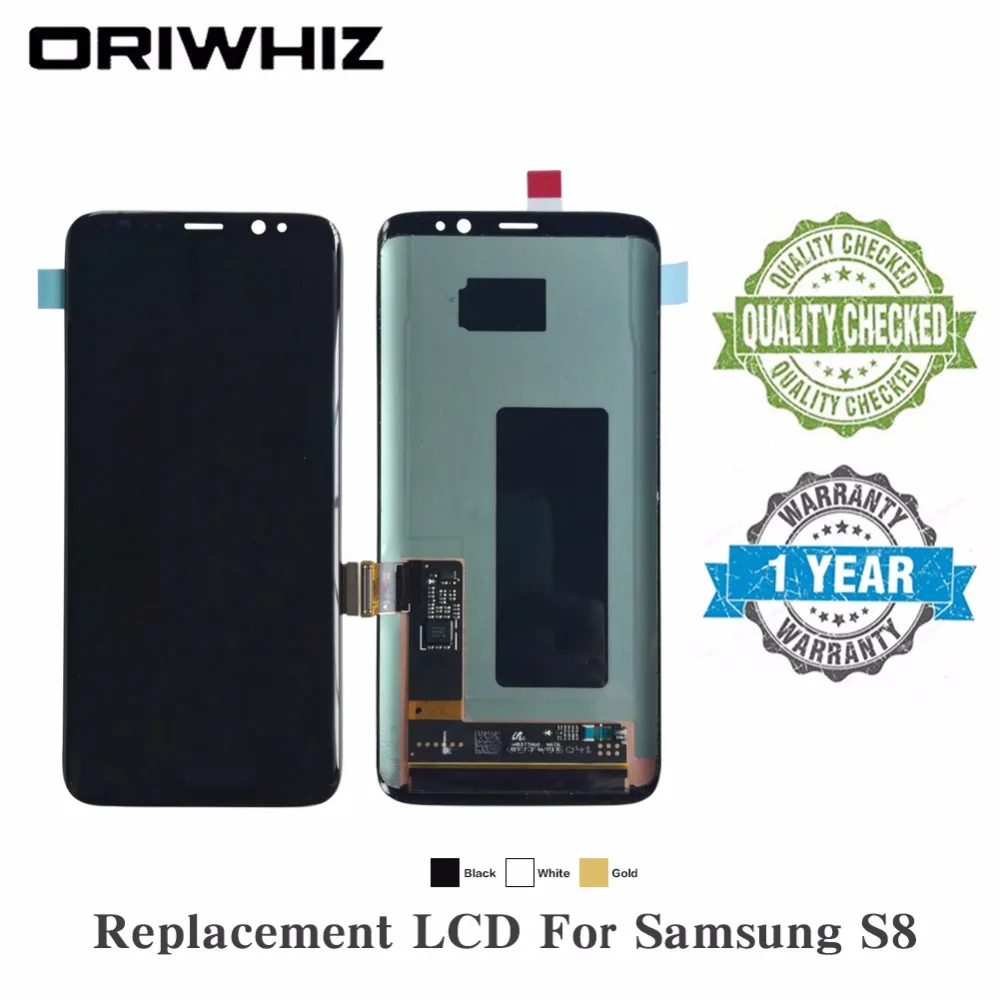 

10PCS OLED TFT For Samsung S8 S5 G900M G900F G900A i9600 G900 LCD Screen Replacement Display Touch Screen Completed Digitizer