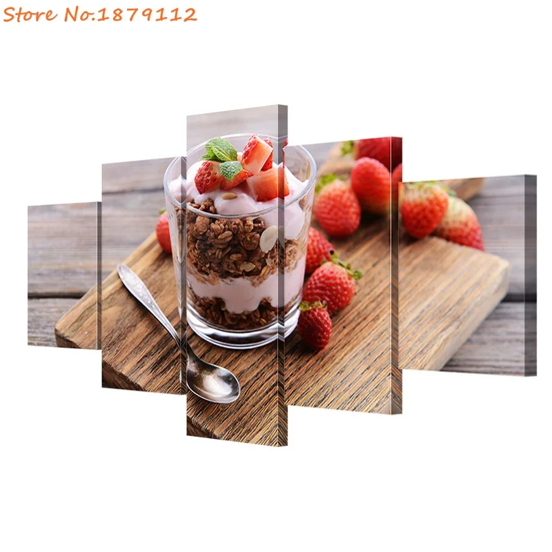 HDARTISAN-5-Pieces-Canvas-Art-Wall-Pictures-For-Living-Room-Home-Decor-Still-Life-Framed-Ice