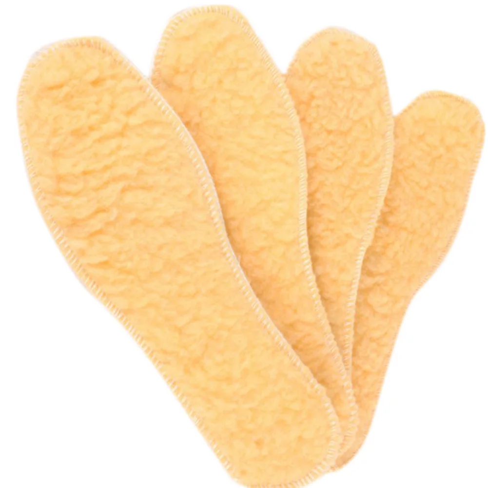 

1 Pair Comfortable Unisex Warm Soft Winter Insoles Thermal Thickened Keep Warm Shoe Pad Lamb Velvet Thickend Insole