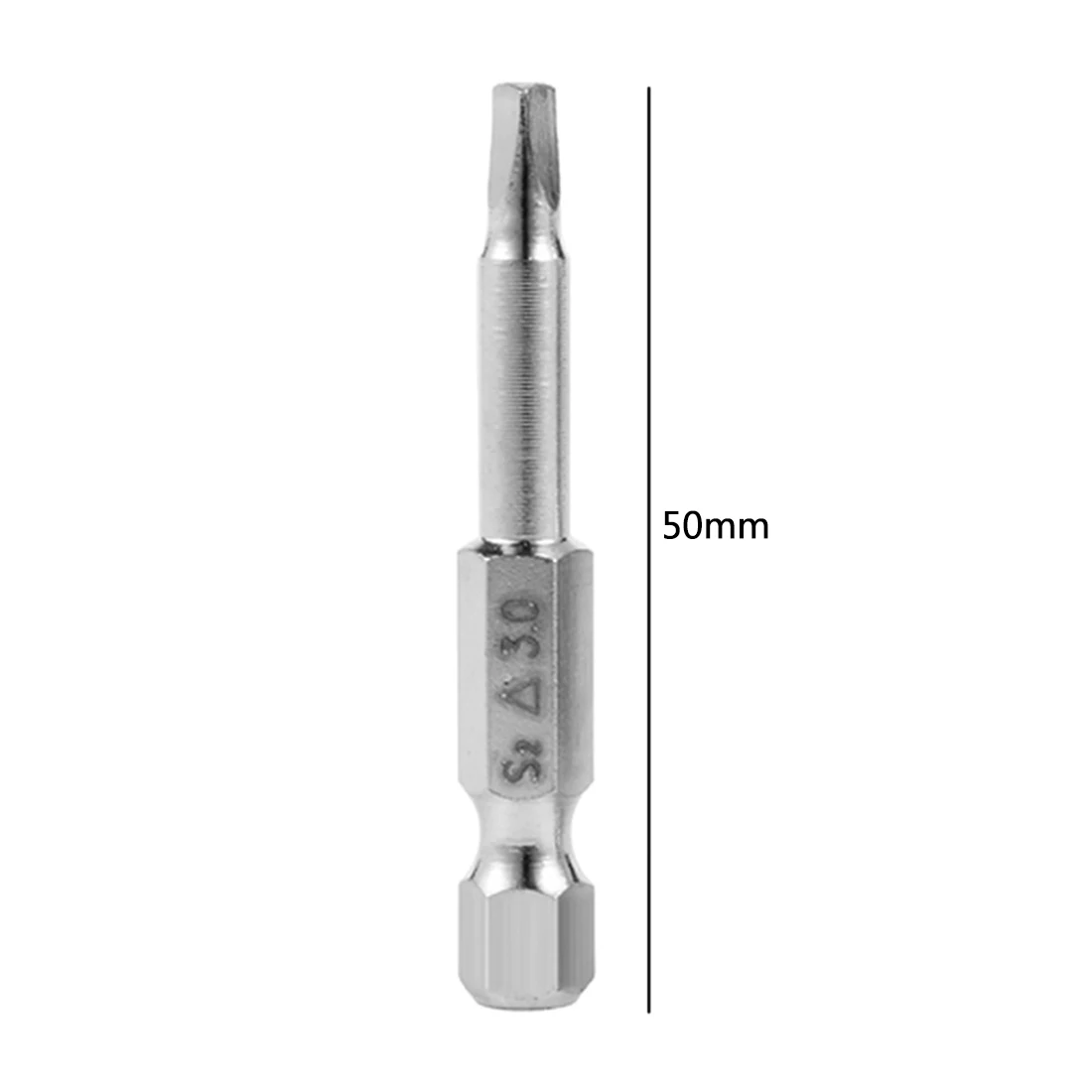 S2 треугольный отверточные биты Магнитная отвертка бит Нескользящие Треугольники головки винта 50 мм* 1,8/2,0/2,3/2,7/3,0 мм 5 шт./компл