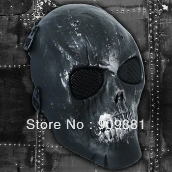 

Skeleton Skull Bone Full Face Airsoft Mask Halloween Party Sport Protect Masks 100% Original High Quality Free Shipping Hot Sale