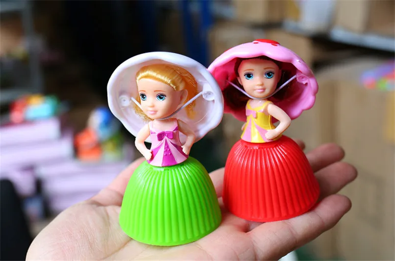 cupcake princesa bonecas brinquedos criativo transformado bonito