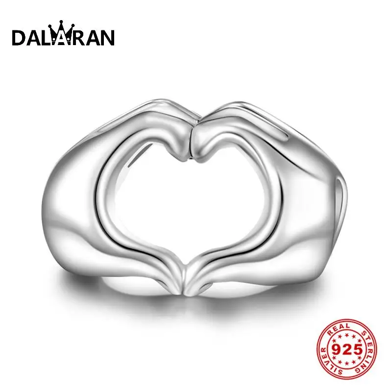 

DALARAN 2019 Fashion Silver Charms 925 Jewelry Sterling Silver Lifelong Love Beads Fit Charm Bracelet Necklace For Women DIY