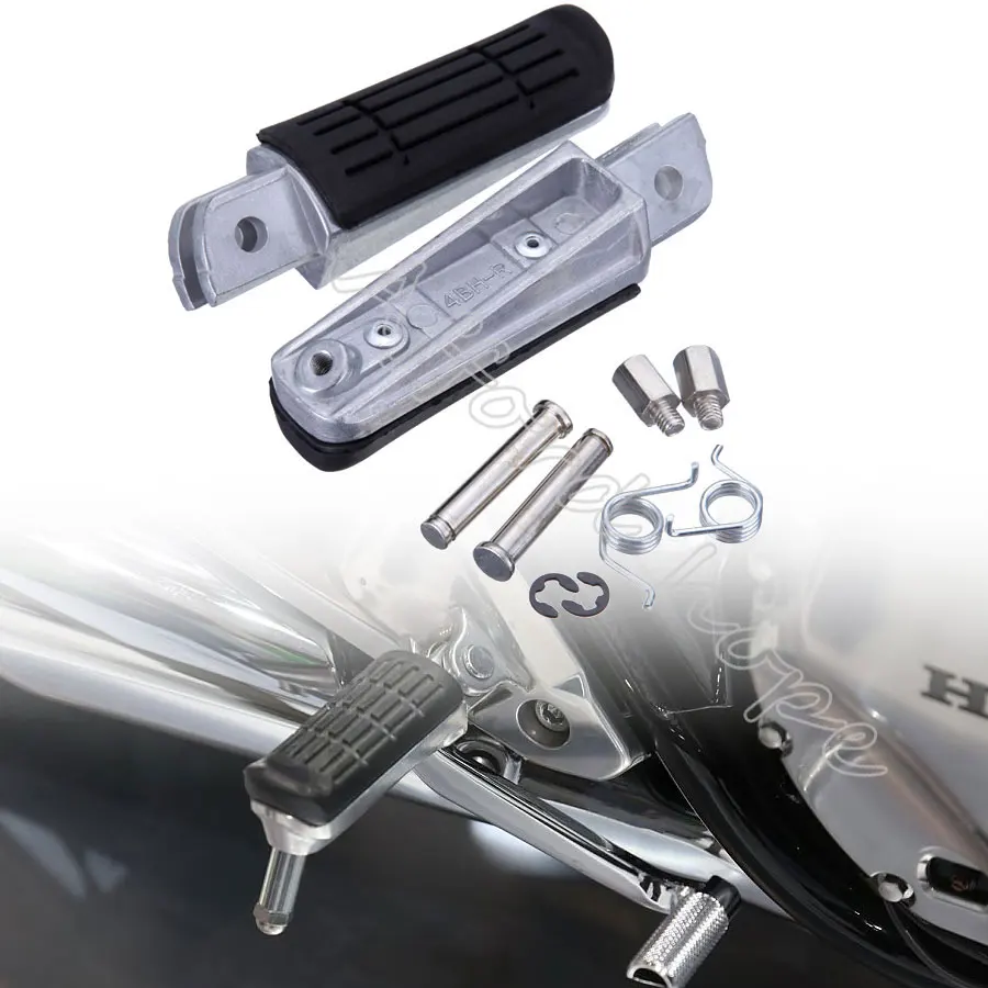 Aluminum Motorcycle Passenger Foot Peg Rear Pedal Front Footrest Footpegs For Yamaha TDM900